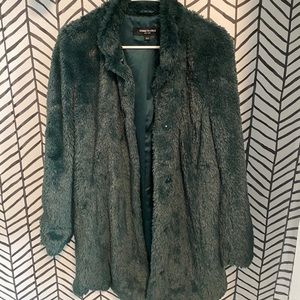 Kenneth Cole Faux Fur Coat